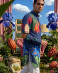 Blue Iris Garden Ganganagery Kurta