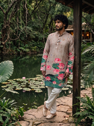 Lotus Lagoon Ganganagery Kurta