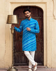Blue Breeze Leheriya Ganganagery Kurta