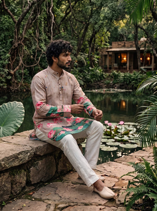 Lotus Lagoon Ganganagery Kurta