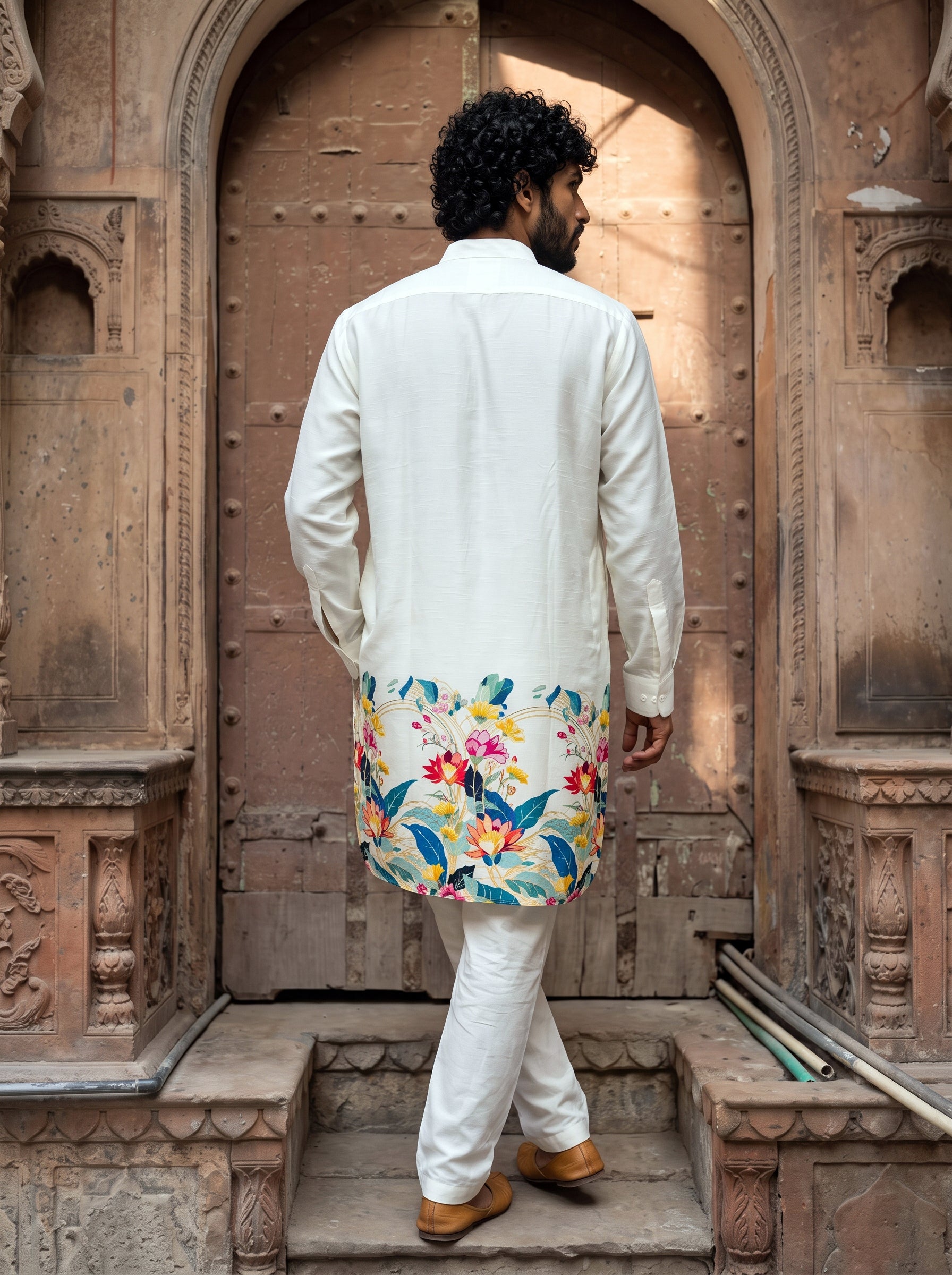 Floral Horizon Ganganagery Kurta