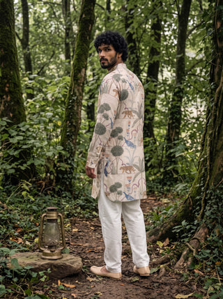 Wild Kingdom Heritage Ganganagery Kurta