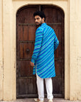 Blue Breeze Leheriya Ganganagery Kurta
