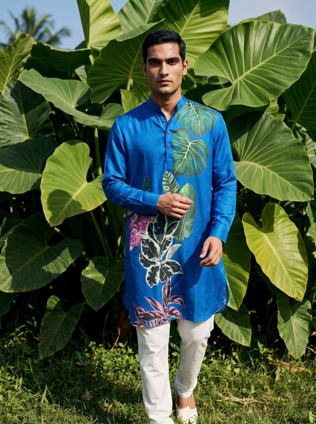 Blue Botanica Ganganagery Kurta
