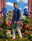 Blue Iris Garden Ganganagery Kurta