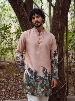 Leopard Wild Garden Ganganagery Kurta