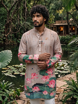 Lotus Lagoon Ganganagery Kurta