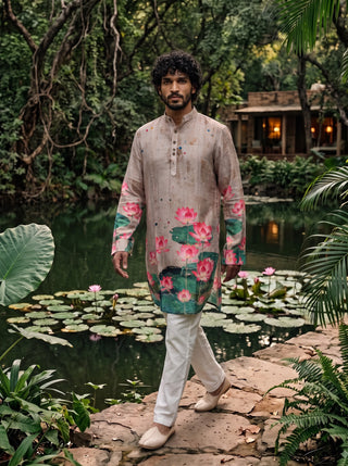 Lotus Lagoon Ganganagery Kurta
