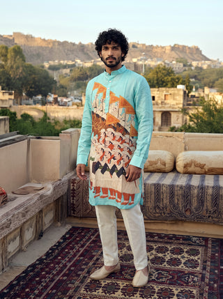 Royal Procession Heritage Ganganagery Kurta