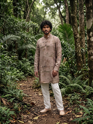 Rustic Wilderness Ganganagery Kurta