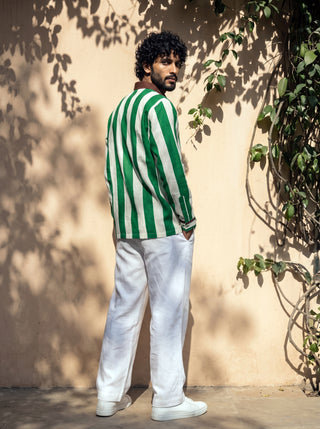 Riviera Green Oxford Shirt