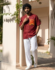 Regal Haveli Relaxed Fit Cuban Shirt