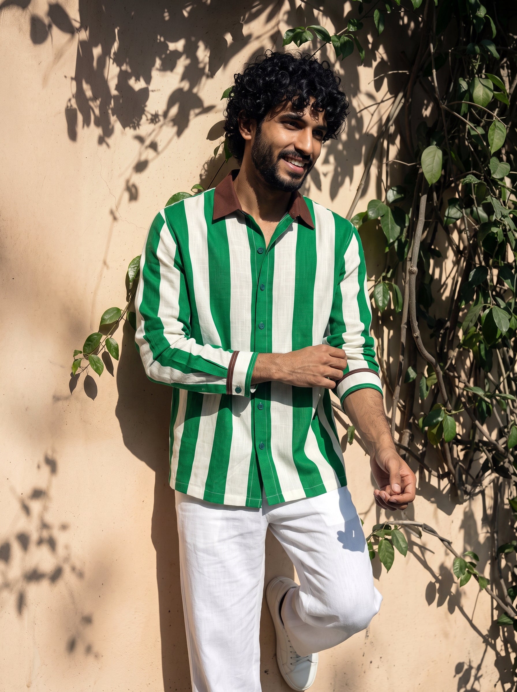 Riviera Green Oxford Shirt