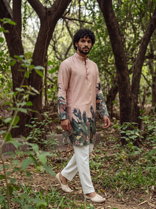 Leopard Wild Garden Ganganagery Kurta