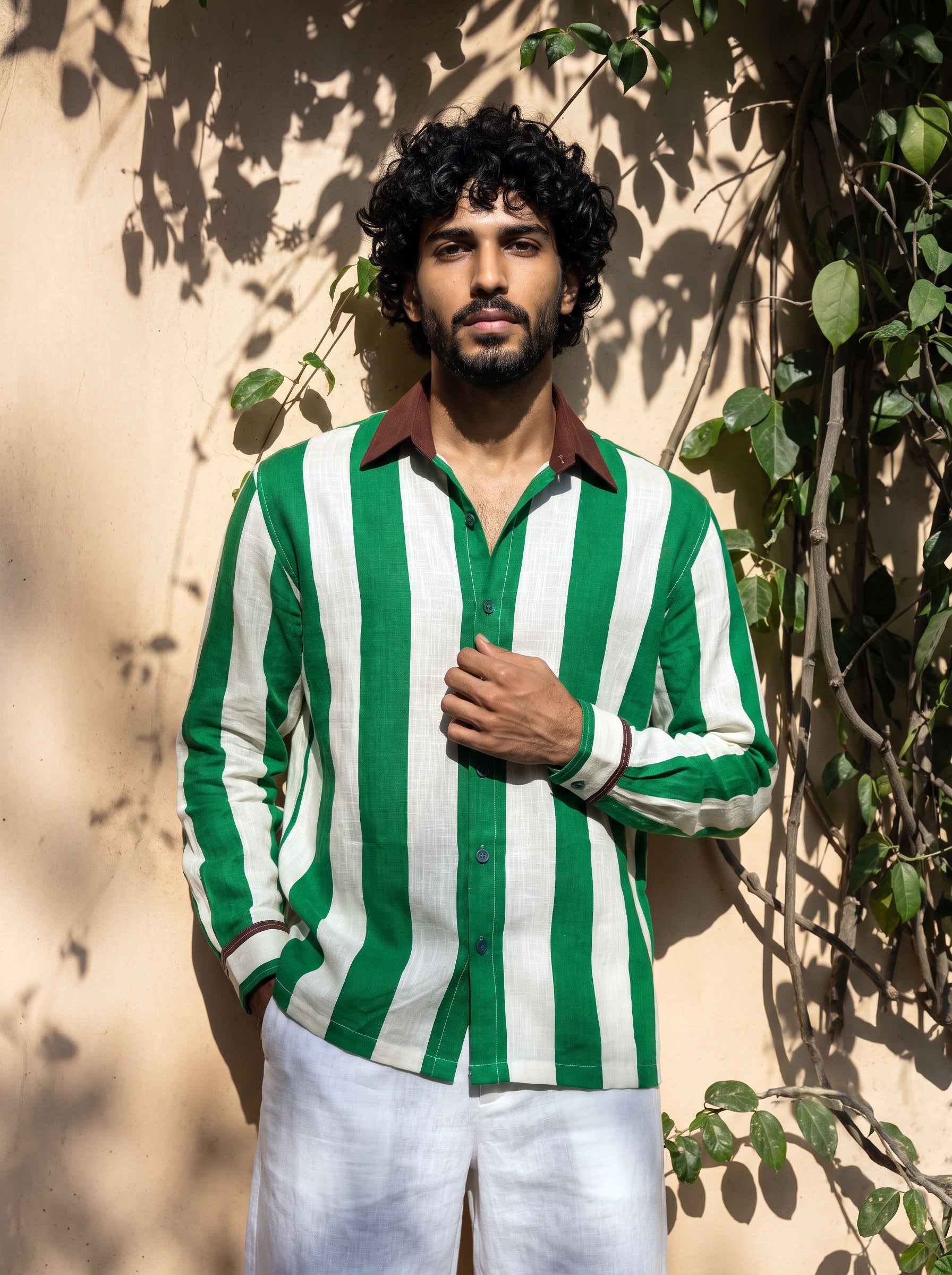 Riviera Green Oxford Shirt