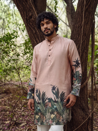 Leopard Wild Garden Ganganagery Kurta