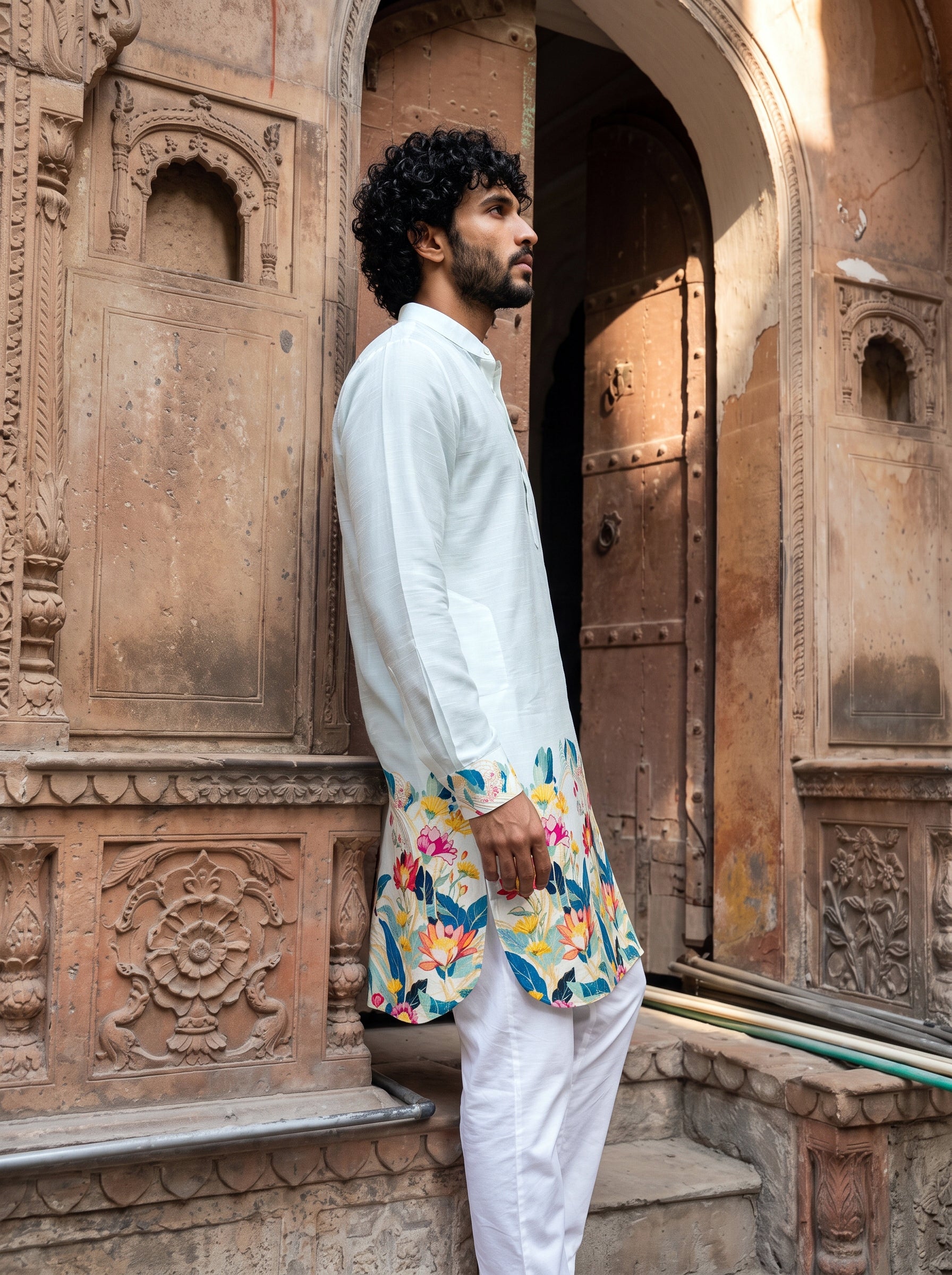 Floral Horizon Ganganagery Kurta