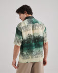 Khajuraho Green Drop Shoulder Shirt