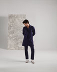 Blue Pashtooni Kurta Pant Set