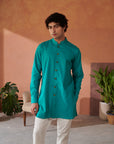 Blue Jodhpuri Kurta