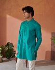 Blue Jodhpuri Kurta