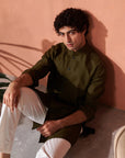 Green Jodhpuri Kurta