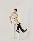 Salmon White Ganganagery Kurta
