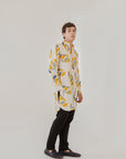 Salmon White Ganganagery Kurta