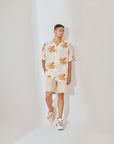 Octopus Vulgaris White Oversize Shirt White