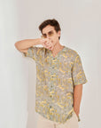 Dawn Chorus Oversize Hawaiian Collar Shirt