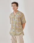Dawn Chorus Oversize Hawaiian Collar Shirt