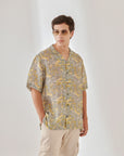 Dawn Chorus Oversize Hawaiian Collar Shirt