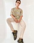 Dawn Chorus Oversize Hawaiian Collar Shirt