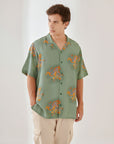 Octopus Vulgaris Sea Green Sea Green Oversize Shirt