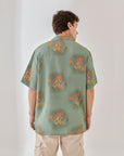 Octopus Vulgaris Sea Green Sea Green Oversize Shirt