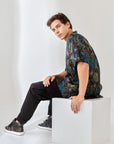 Seawhale Black Pastel Oversize Shirt