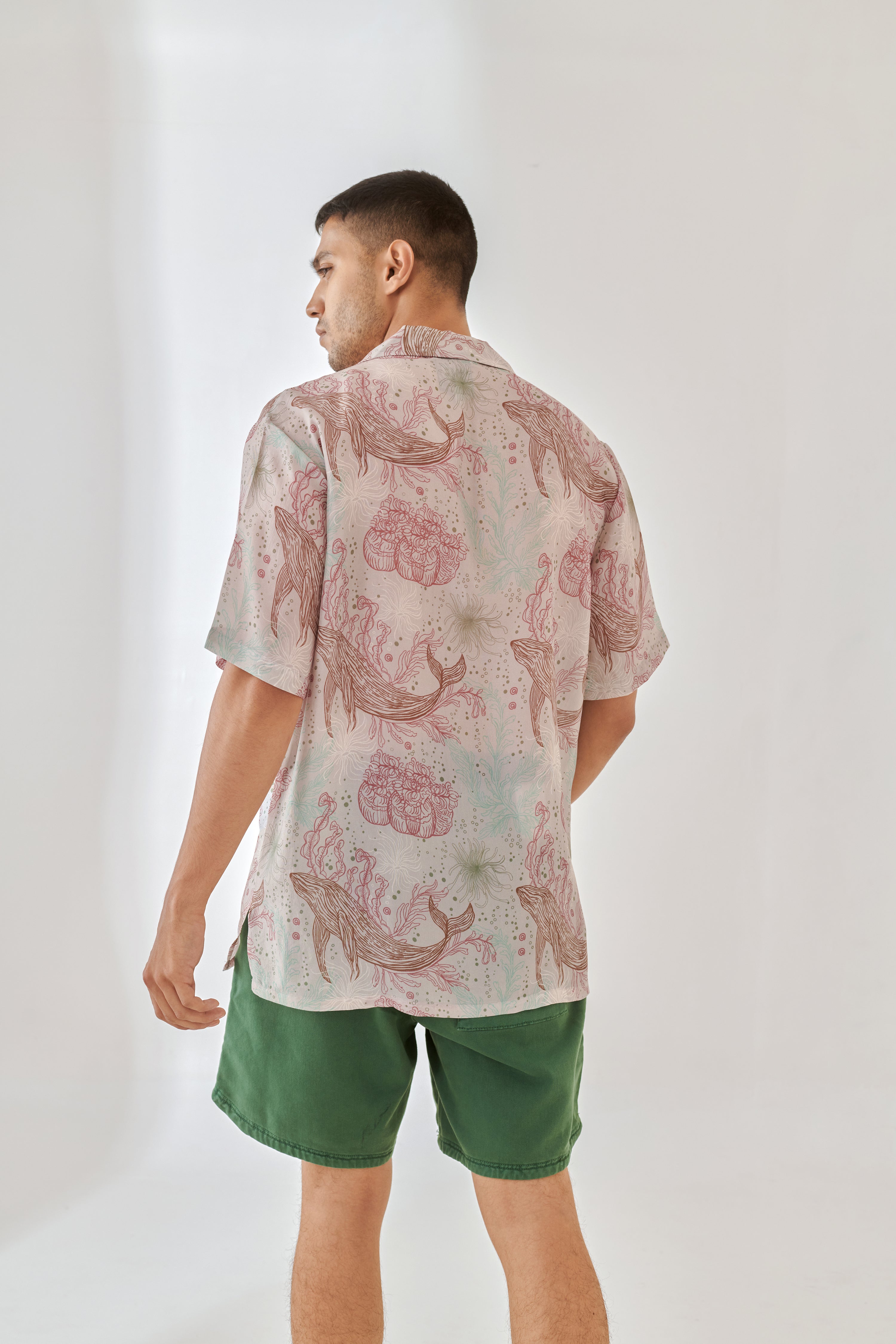Sea whale Pastel Oversize Shirt
