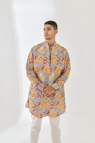 Cheetah Fairy Blue Kurta Bandi