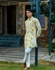Sunny Blossom Yellow Ganganagry Kurta