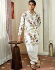 Jual Elephant  - White Ganganagry Kurta For Men