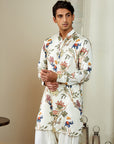 Jual Elephant  - White Ganganagry Kurta For Men