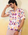 Tropical Bloom Relaxed Fit Cuban Collar Shirt