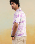 Moon Swirl Relaxed Fit Cuban  Shirt