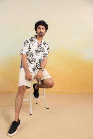 Tropical Mirage Oversized Hawaiian Collar Shirts