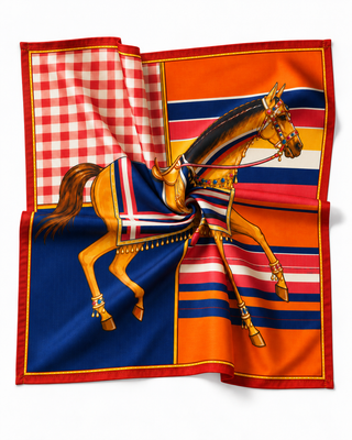 Regal Horse Pocket Square