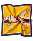 Golden Gallop Pocket Square