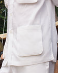 White CO-ORD Set For Men