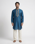 Blue Horizon Embroidered Kurta