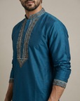 Blue Horizon Embroidered Kurta