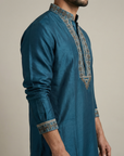 Blue Horizon Embroidered Kurta